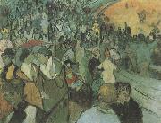 Vincent Van Gogh Spectators in the Arena at Arles (nn04) oil painting picture wholesale